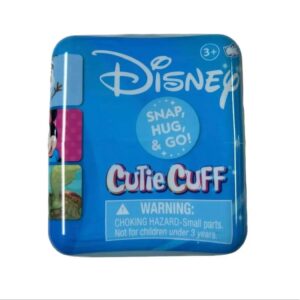 Disney Minnie Mouse,Mickey Mouse Cutie Cuff Plush Slab Band - Steering Wheel Buddy - Mystery Capsule (1 of 6 Figures at Random) Collect Them All! ((1) Mystery Capsule)