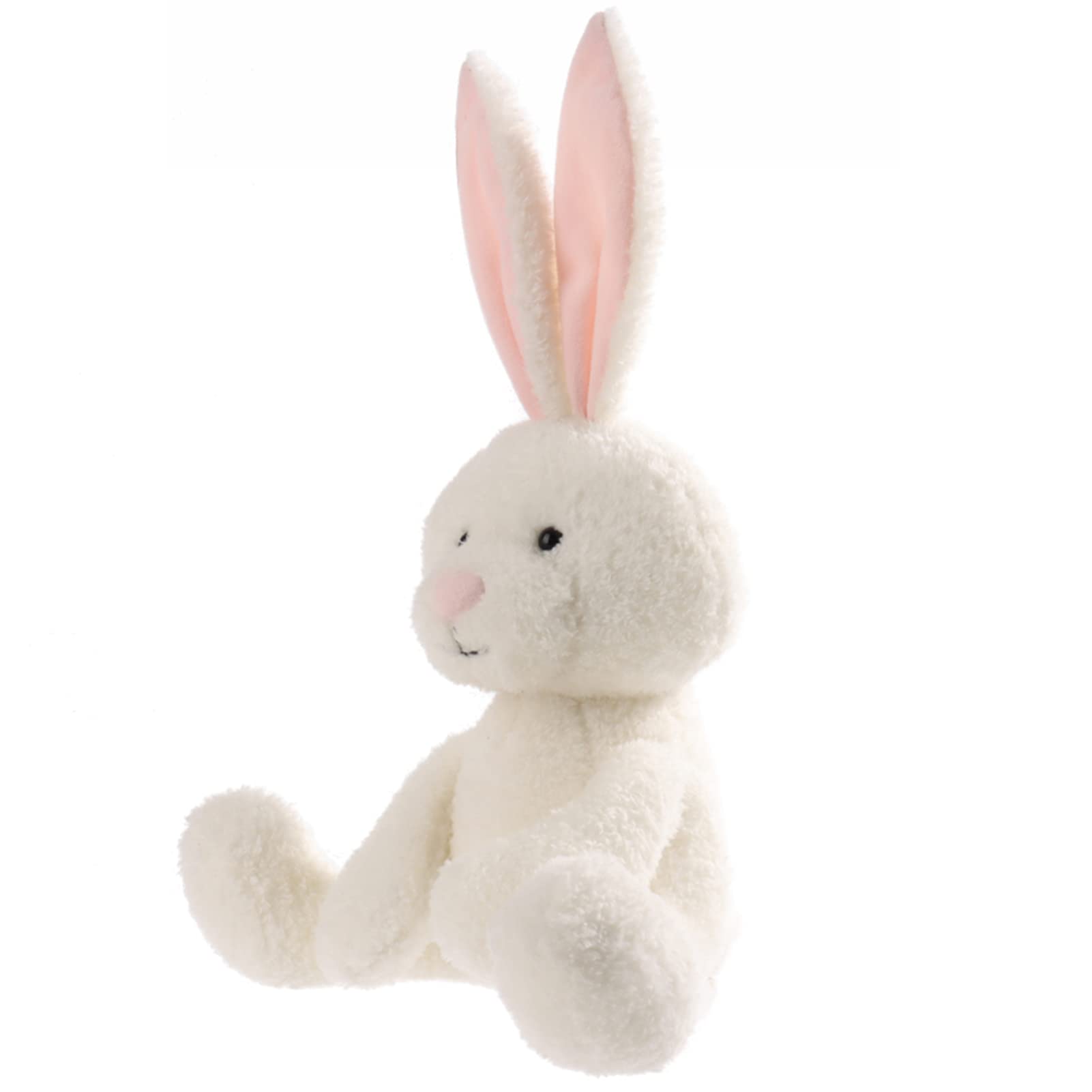 Apricot Lamb Toys Plush White Rabbit Bunny Stuffed Animal Soft Cuddly Perfect for Child 14 Inches