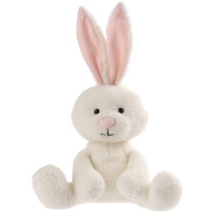 Apricot Lamb Toys Plush White Rabbit Bunny Stuffed Animal Soft Cuddly Perfect for Child 14 Inches