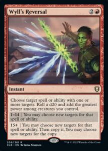 magic: the gathering - wyll's reversal (209) - foil - battle for baldur's gate