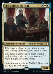 magic: the gathering - the council of four (271) - battle for baldur's gate