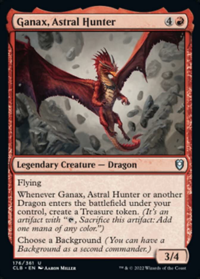 Magic: the Gathering - Ganax, Astral Hunter (176) - Foil - Battle for Baldur's Gate