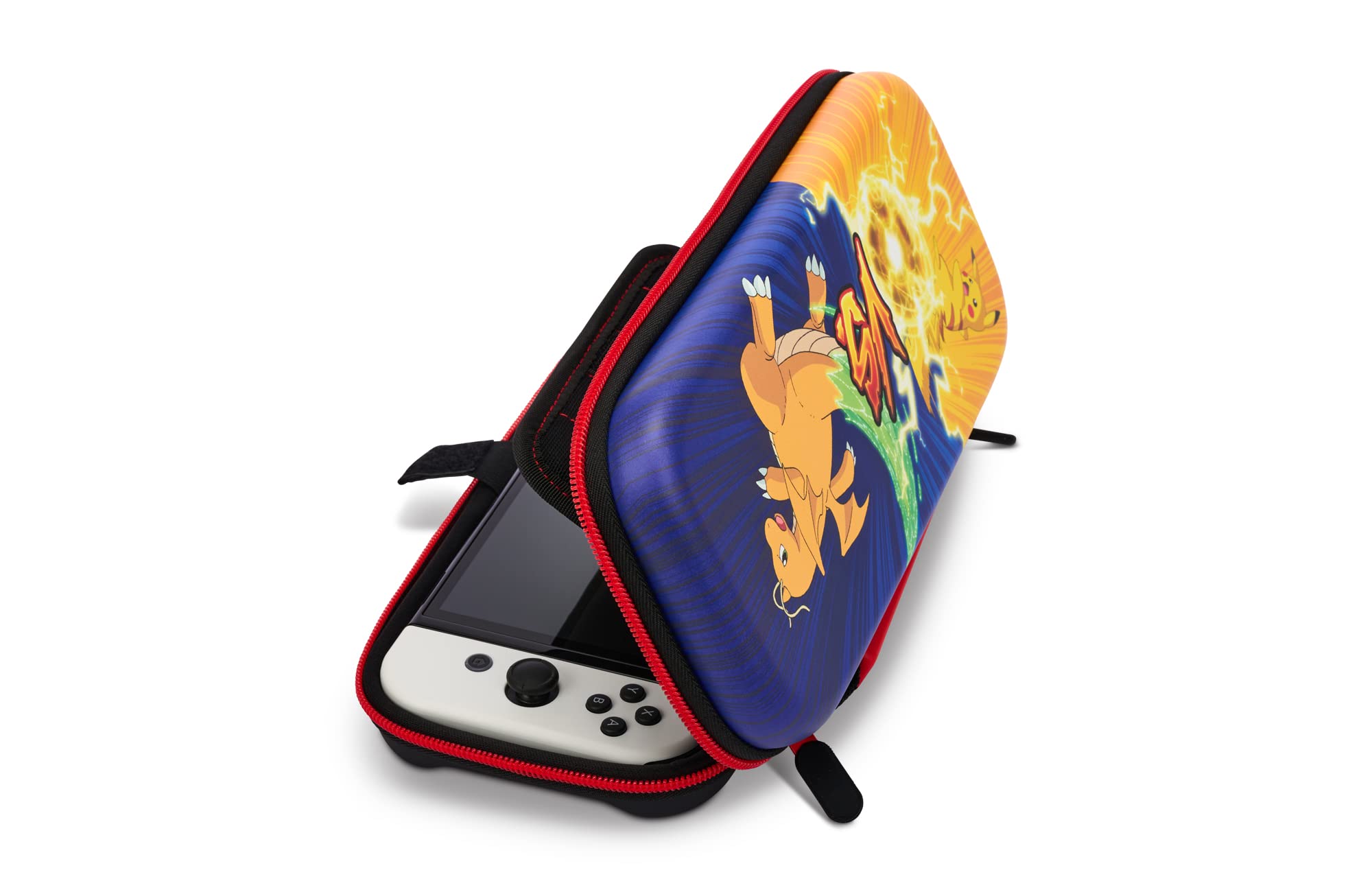 PowerA Protection Case for Nintendo Switch - OLED Model, Nintendo Switch and Nintendo Switch Lite - Pokémon: Pikachu vs. Dragonite, Protective Case, Gaming Case, Console Case, Accessories, Storage, Officially licensed