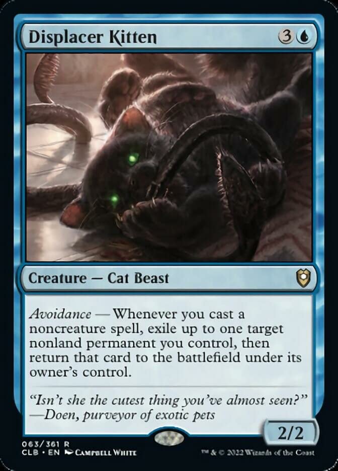 Magic: the Gathering - Displacer Kitten (063) - Battle for Baldur's Gate