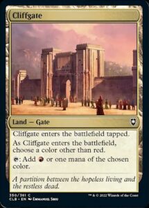 magic: the gathering - cliffgate (350) - battle for baldur's gate