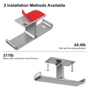 6amLifestyle Headphone Hanger Stand Headphone Hook Holder for PC Gaming DJ Headphones, 2 Pack Controller Holder Stand for PS5 PS4 Xbox One Switch Pro Gamepad Controller