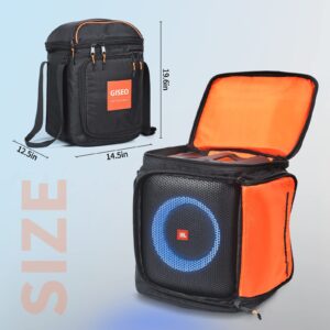 Speaker Bag Rugged Speaker Bag Carry Case Compatible with JBL Party Box Encore Essential, Portable Speaker Carry Tote Bag Backpack (for JBL PartyBox Encore Essential)