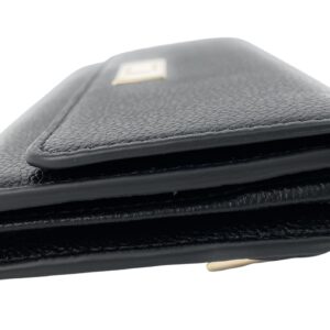 Kate Spade New York Lucia Large Slim Flap Wallet (Black)