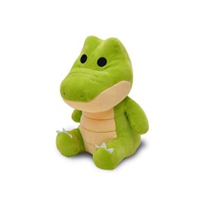 avocatt sitting alligator plushie toy - 10 inches stuffed animal plush - plushy and squishy alligator with soft fabric and stuffing - cute toy gift for boys and girls