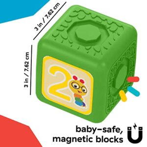 Baby Einstein Connectables 20 Piece STEAM Magnetic Blocks Learning Toys Numbers Colors Animals for Baby 6 Months+ Toddler 1 2 3 4 5 Year Old