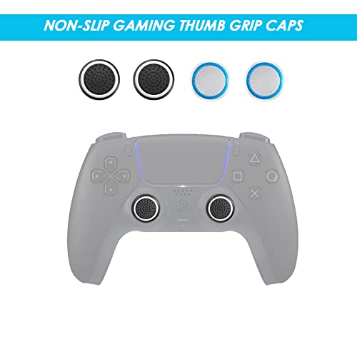 Replacement Thumbsticks Compatible with PlayStation 5 DualSense Wireless Controller, 3D Joystick Module Parts Analog Caps Compatible with Sony PS5 Controller 4pcs