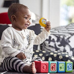 Baby Einstein Connectables 6 Piece Set STEAM Learning Magnetic Blocks Baby 6 Months+ Toddler Montessori Toys for 1 2 3 4 5 Year Old