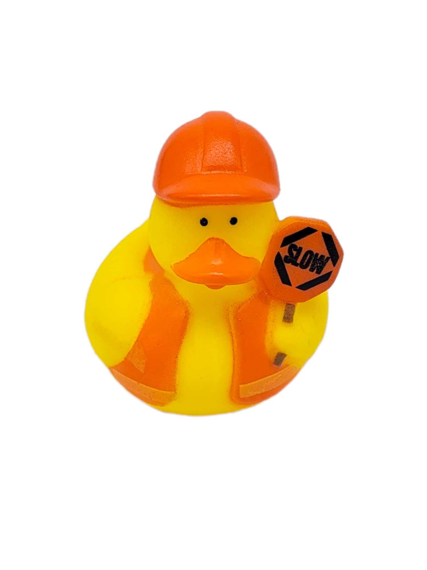 Cool Rubber Ducks (2") Standard Size. (12 Pack) Cute Duck Bath Tub Pool Toys. (Construction Rubber Ducks)