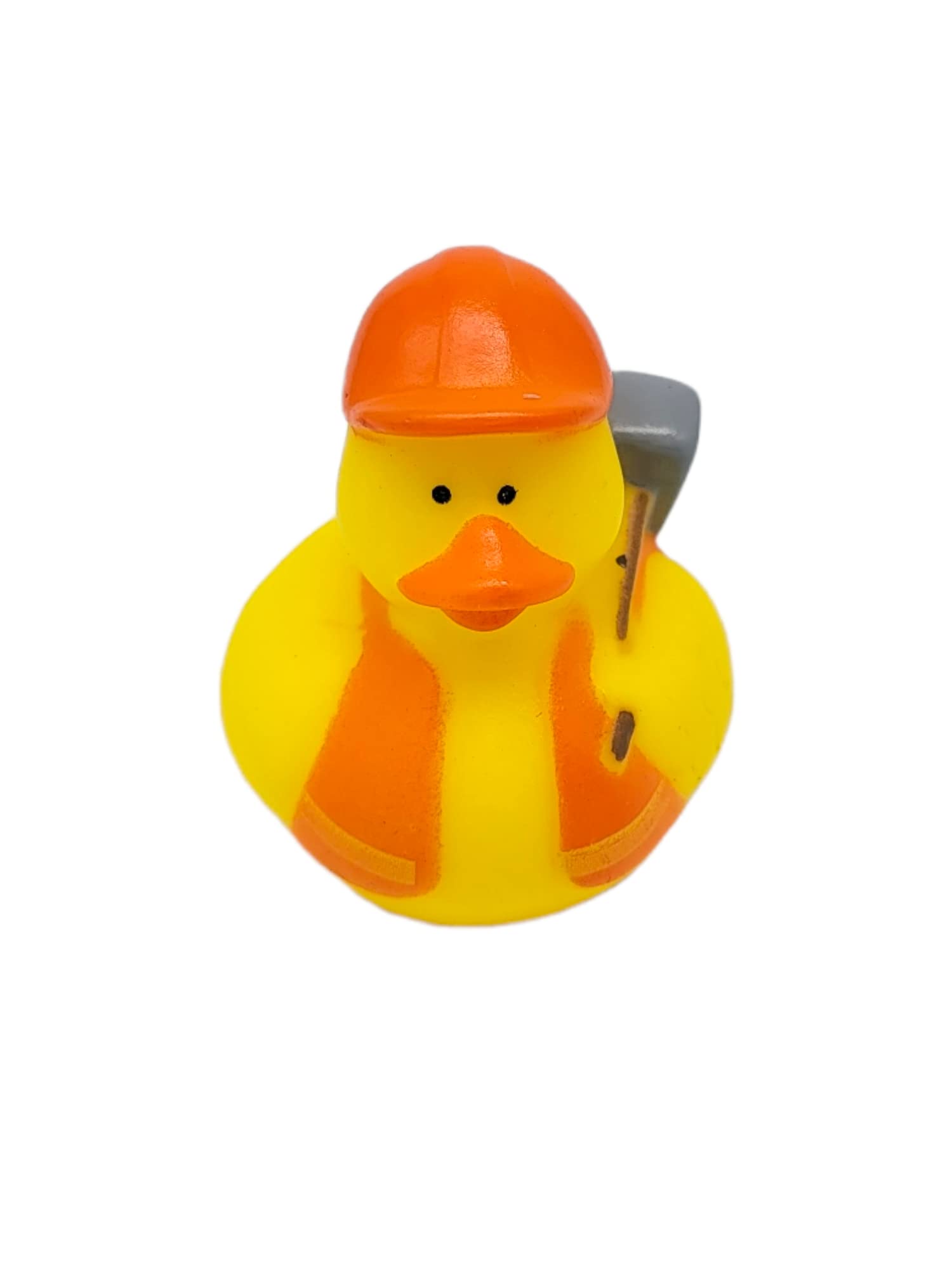 Cool Rubber Ducks (2") Standard Size. (12 Pack) Cute Duck Bath Tub Pool Toys. (Construction Rubber Ducks)