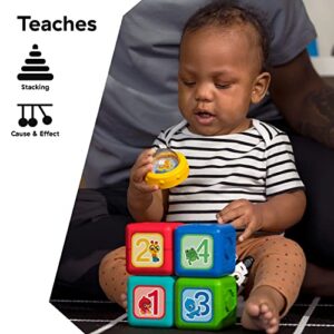 Baby Einstein Connectables 6 Piece Set STEAM Learning Magnetic Blocks Baby 6 Months+ Toddler Montessori Toys for 1 2 3 4 5 Year Old