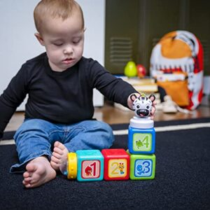 Baby Einstein Connectables 6 Piece Set STEAM Learning Magnetic Blocks Baby 6 Months+ Toddler Montessori Toys for 1 2 3 4 5 Year Old