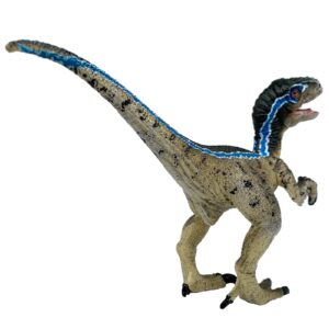 Momoplay Velociraptor Toy, Velociraptor Dinosaur Action Figure, Birthday Cake Toppers, Party Favors, Gifts, Room Decoration for Kids 3-12 Years Old