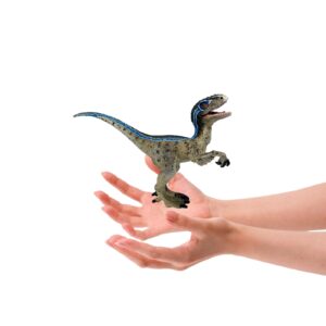 Momoplay Velociraptor Toy, Velociraptor Dinosaur Action Figure, Birthday Cake Toppers, Party Favors, Gifts, Room Decoration for Kids 3-12 Years Old