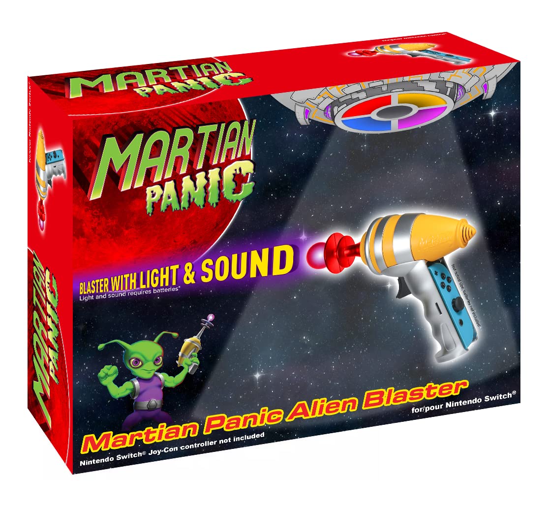 Martian Panic Alien Blaster works with Martian Panic Nintendo Switch