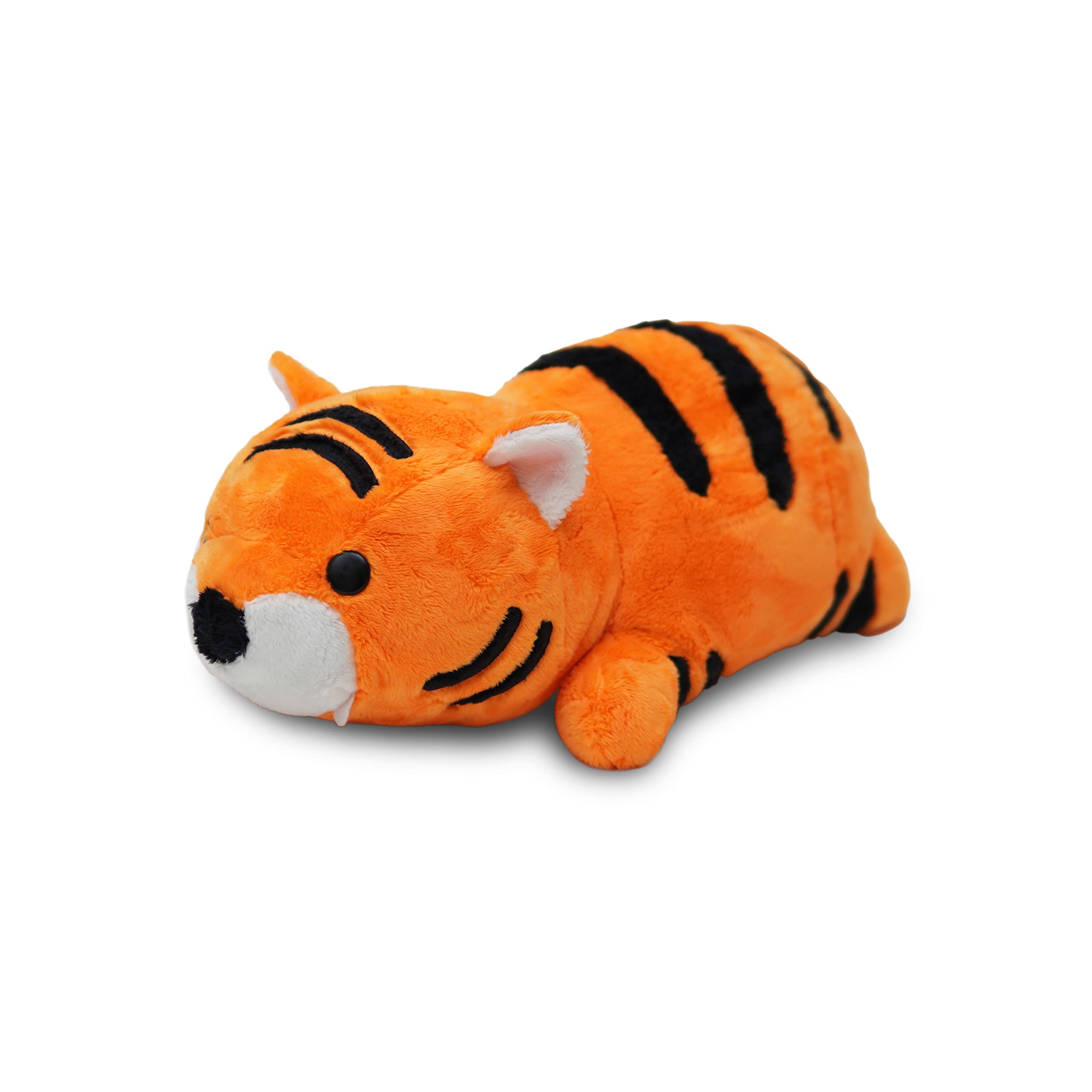 Avocatt Fuzzy Tiger Plushie Toy - 10 Inches Stuffed Animal Plush - Plushy and Squishy Tiger with Soft Fabric and Stuffing - Cute Toy Gift for Boys and Girls