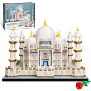 QLT Micro Mini Blocks Taj Mahal Architecture Building Toy Display Famous Architecture Model Kit for Adults and Kids Christmas Birthday Gift (4036 ​Pieces)