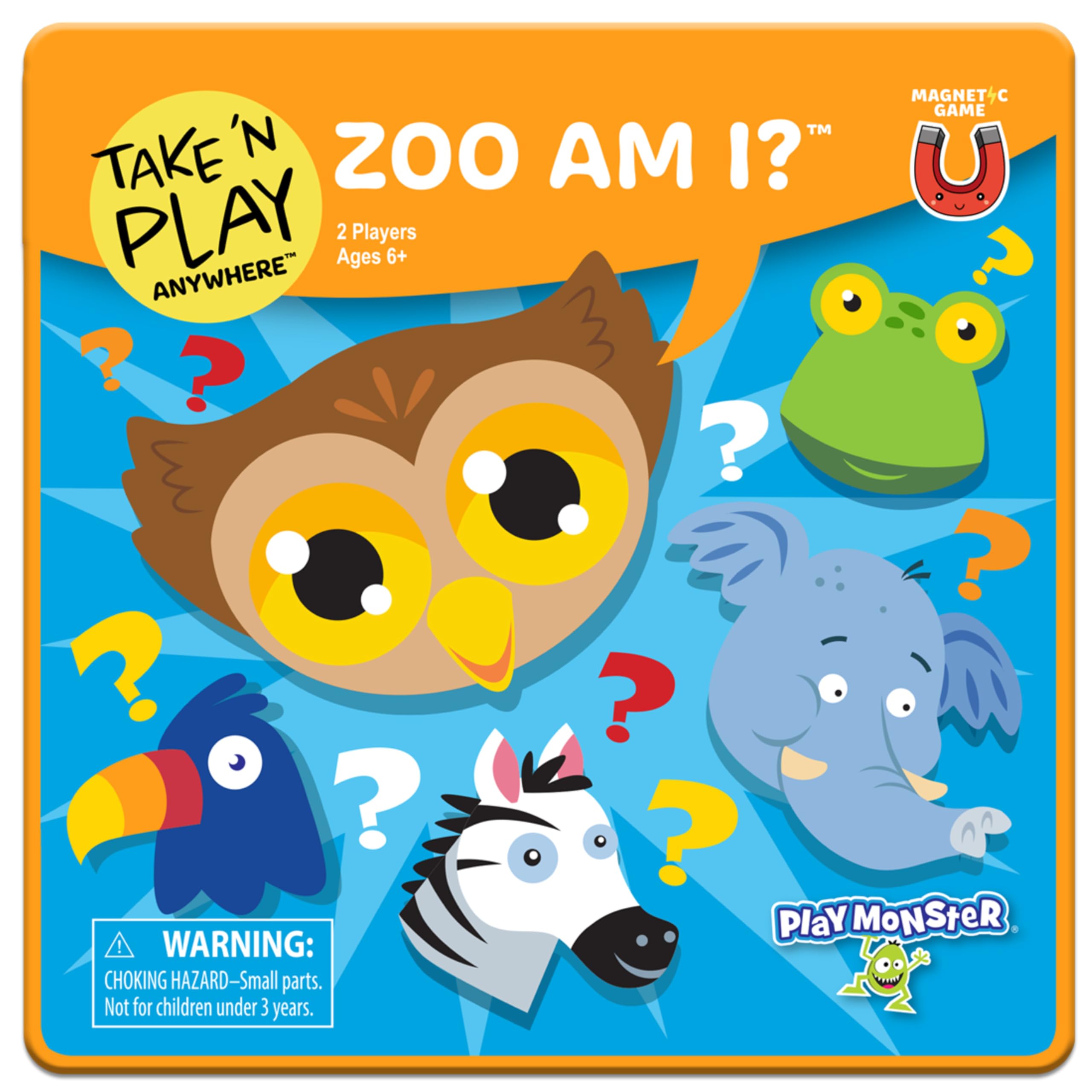 Take N Play, Anywhere Zoo Am I, Board Games for Kids- Board Games for Family Night, Family Games, Game Night, Family Board Games, Kids Toys, Travel Games, Preschool Toys, Multi-Player Game, Ages 6+