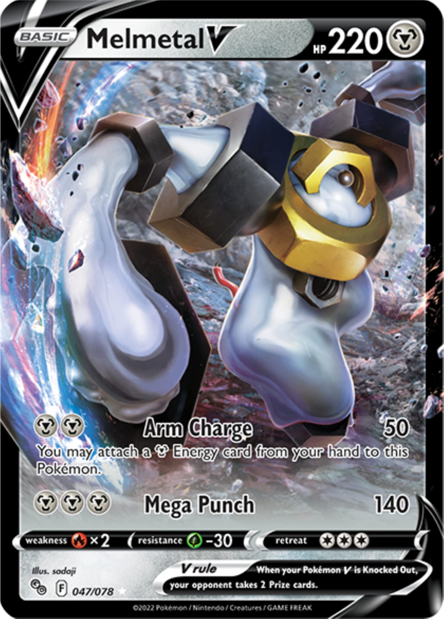 Pokemon Cards GO Melmetal V Battle Deck