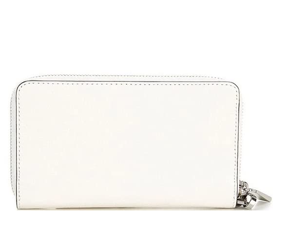 Michael Michael Kors Women's Large Flat Phone Wristlet (Optic White)