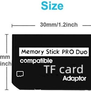 WQDMKE Micro USB TF Card to Memory Stick Adapter for Sony Camera and PSP