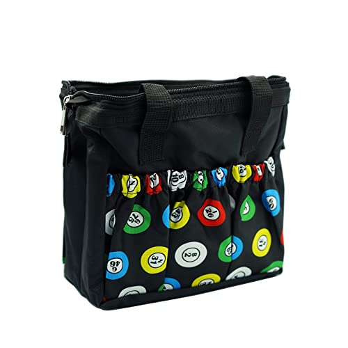 Yuanhe Bingo Dauber Bags with 6 Pockets Black Bingo Tote Bag …