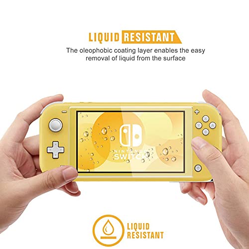 ANSIPPF Nintendo Switch Lite Accessories Bundle 9-in-1, Carrying Case, Grip Protective Cover/Joy-Con/Card Case, Screen Protector, Stylus, Headphone, Playstand, Cable & More Value