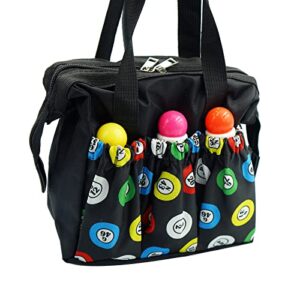 Yuanhe Bingo Dauber Bags with 6 Pockets Black Bingo Tote Bag …