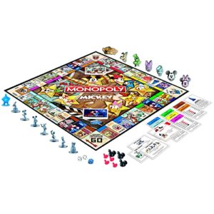 Hasbro Gaming Monopoly: Disney Mickey and Friends Edition Board Game, Ages 8+