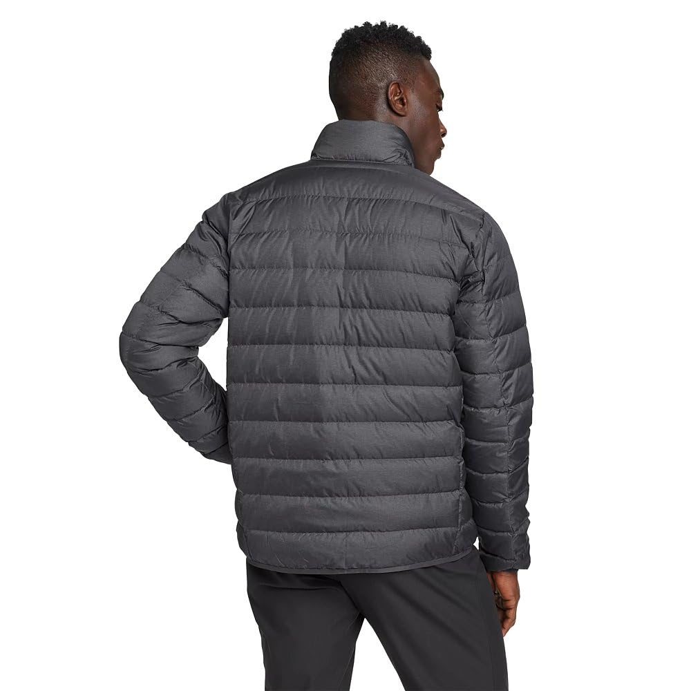 Eddie Bauer Men's CirrusLite Down Jacket, Dk Smoke Htr Recycled, X-Large