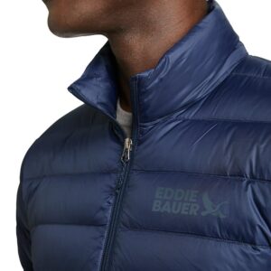 Eddie Bauer Men's CirrusLite Down Jacket, Dk Smoke Htr Recycled, X-Large