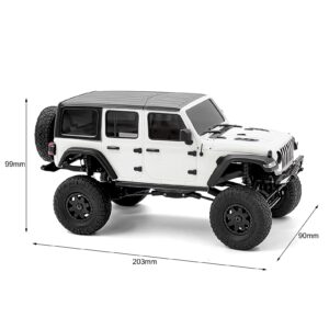 GoolRC Remote Control Car RC Cars for Boys RC Off-Road Truck RC Car 1/24 2.4GHz 4WD Climbing Car RTR Toy for Kids Boys Black