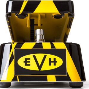 Briskdrop Dunlop EVH95 Signature Wah Pedal Bundle with 2 Instrument Cables, 2 Patch Cables and Dunlop Pick Pack, Yellow,Blue, EVH95-2x2