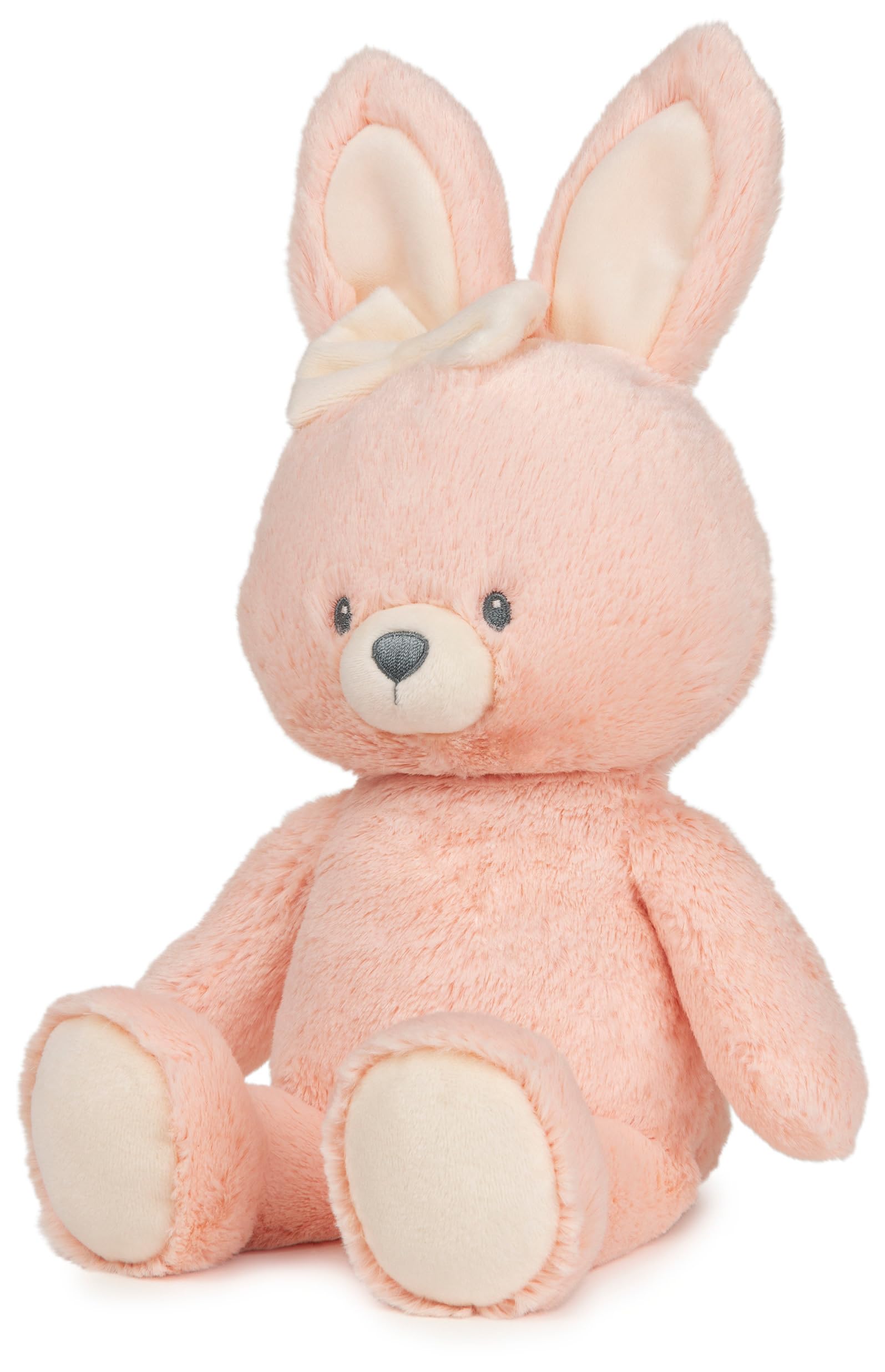 GUND Baby Sustainable Bunny Plush, Stuffed Animal Made from Recycled Materials, Gift for Babies and Newborns, Pink/Cream, 13”