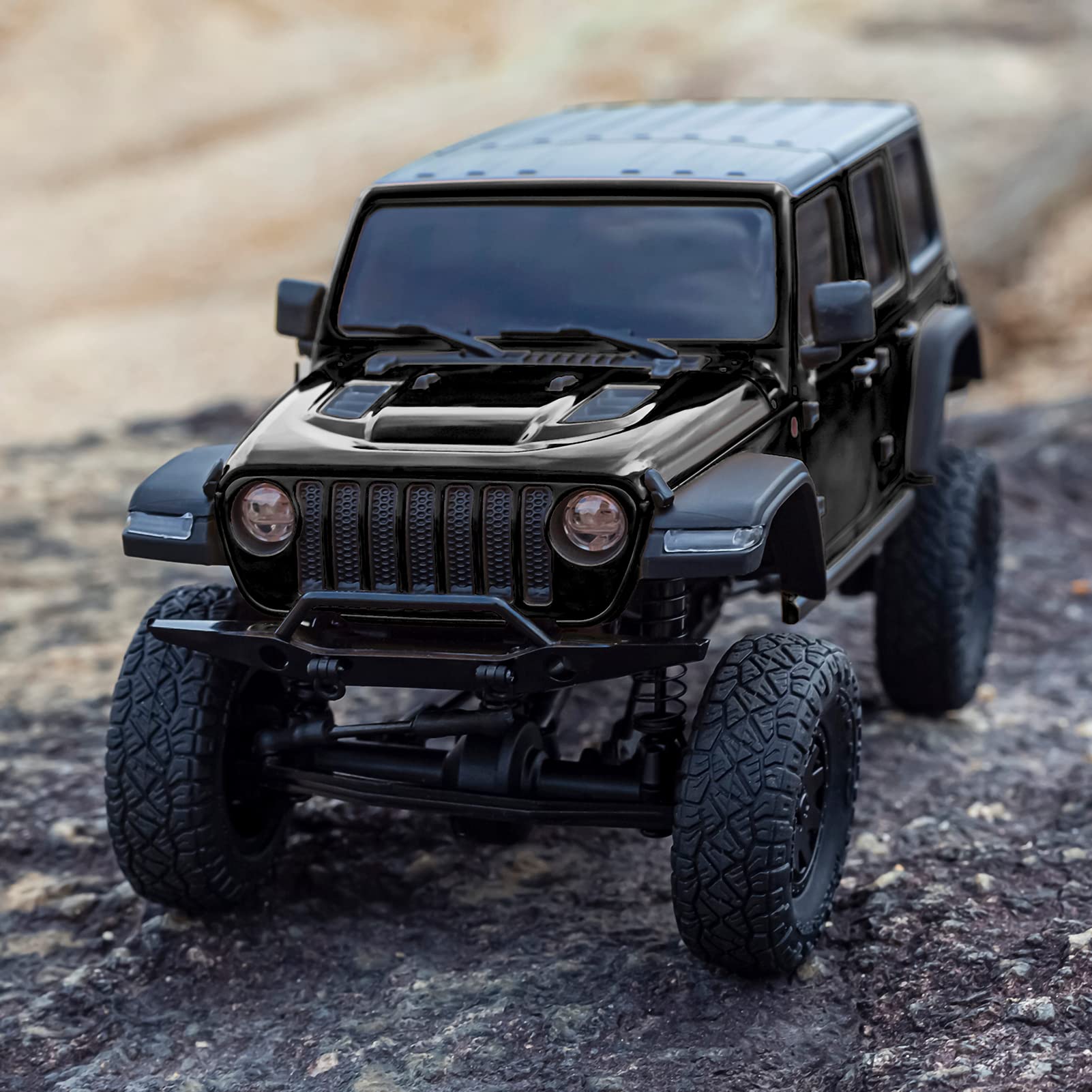 GoolRC Remote Control Car RC Cars for Boys RC Off-Road Truck RC Car 1/24 2.4GHz 4WD Climbing Car RTR Toy for Kids Boys Black