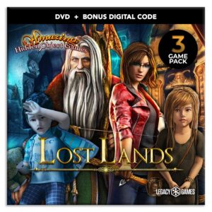 Fantasy Hidden Object Games - Lost Lands, 3 Game DVD Pack + Digital Download Codes (PC)