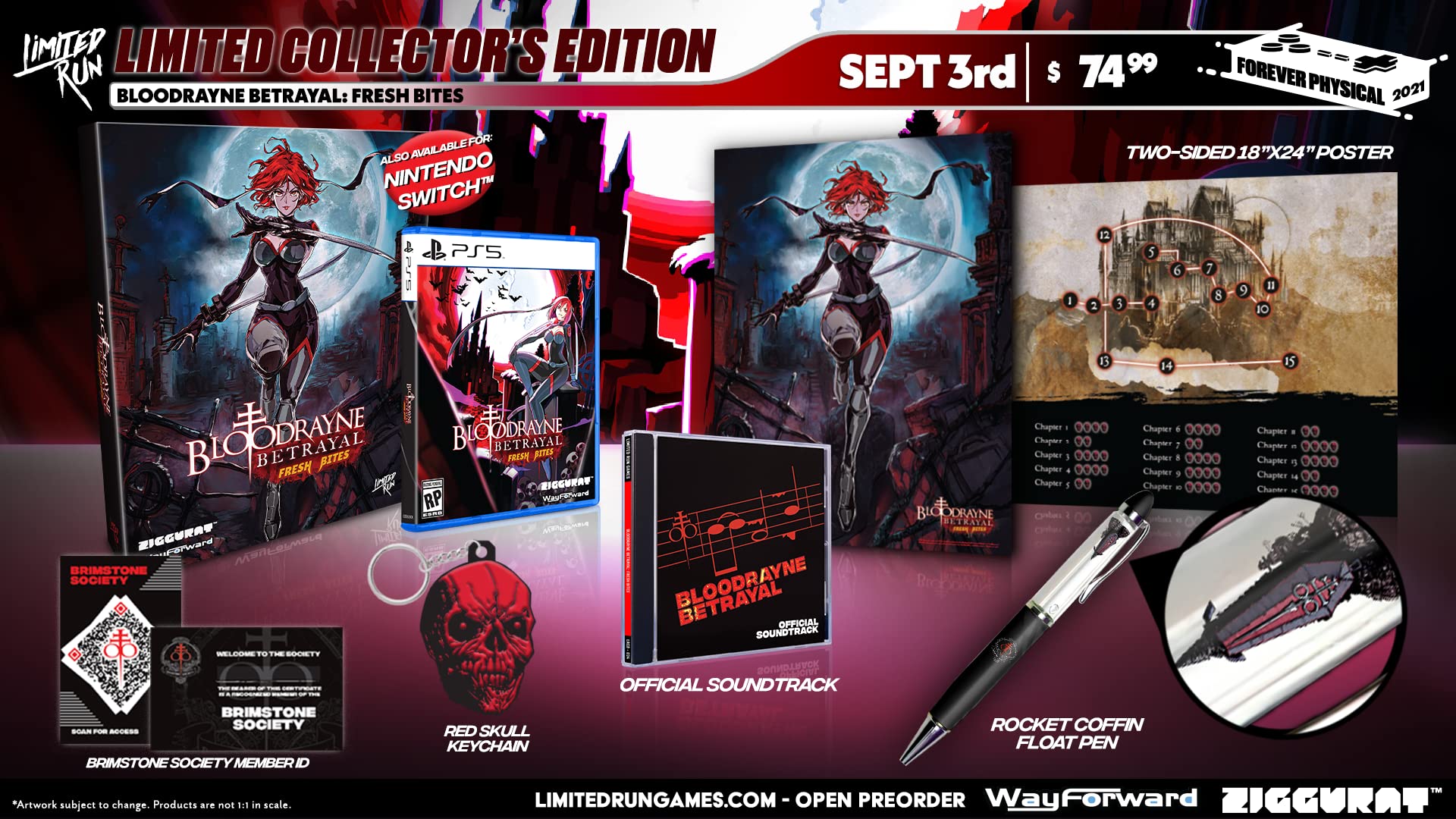 BloodRayne Betrayal: Fresh Bites - Collector's Edition, Limited Run #012 - Playstation 5