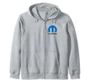 mopar logo zip hoodie