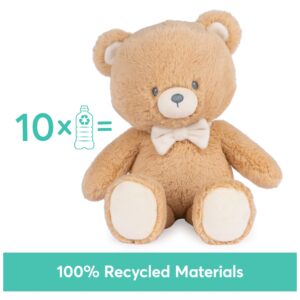 GUND Baby Sustainable Teddy Bear Plush, Stuffed Animal Made from Recycled Materials, Gift for Babies and Newborns, Brown, 13”