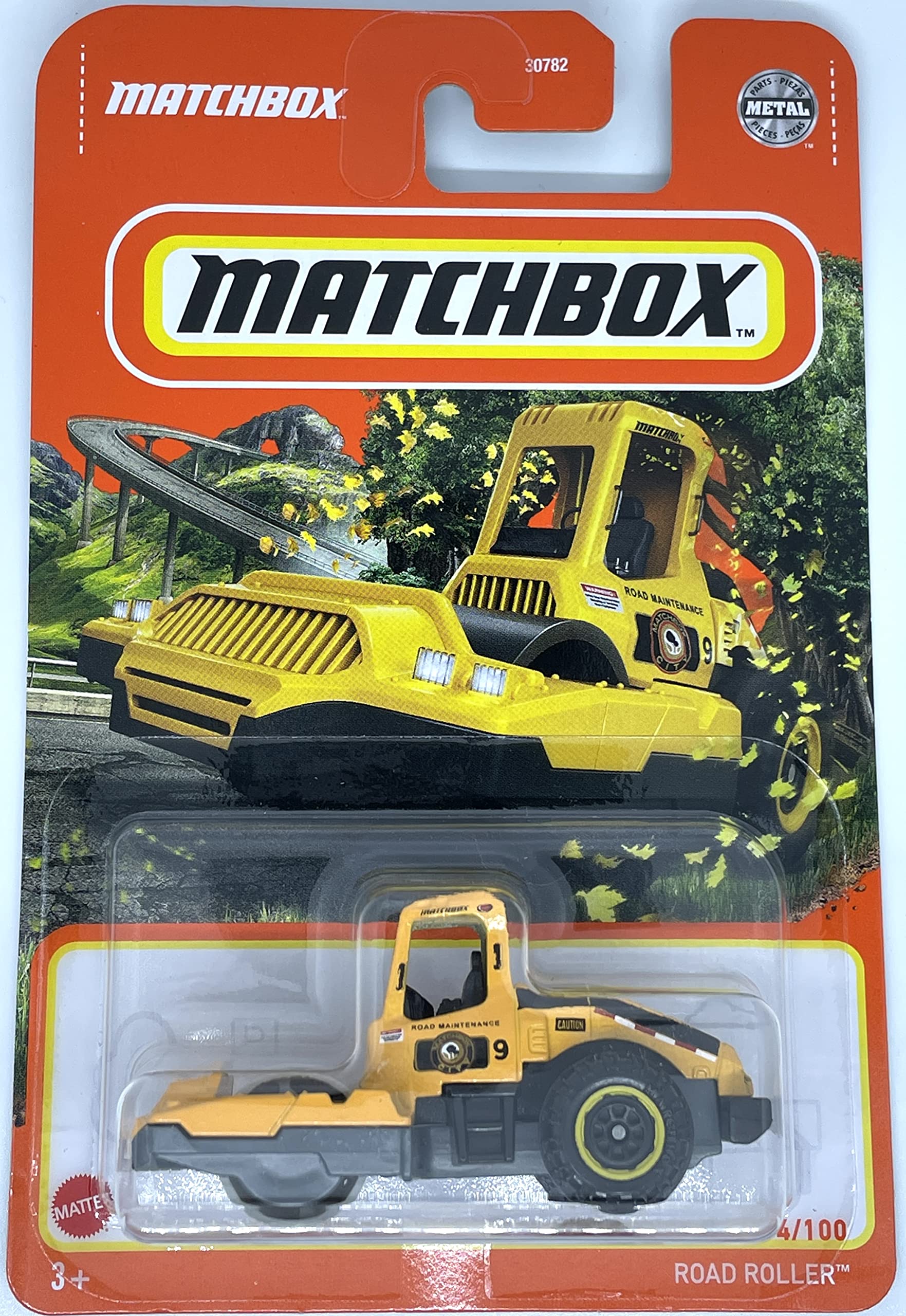 Matchbox 2022 - Road Roller - 4/100 - Construction Vehicle