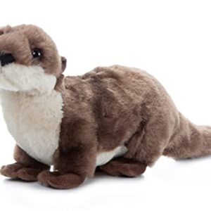 The Petting Zoo River Otter Running Stuffed Animal Plushie, Gifts for Kids, Wild Onez Wildlife Animals, River Otter Plush Toy 9 Inches