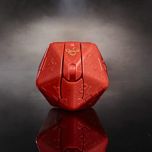 Dungeons & Dragons Honor Among Thieves D&D Dicelings Red Dragon Themberchaud Collectible, Monster Dice Converting Giant d20 Action Figures Role Playing Dice (F5211)