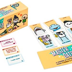 Master Dater by Cyanide & Happiness - a Mixed up Dating Party Game for 3-8 Players, Card Game for Parties