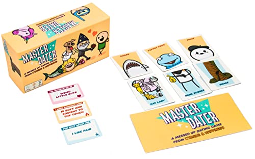 Master Dater by Cyanide & Happiness - a Mixed up Dating Party Game for 3-8 Players, Card Game for Parties