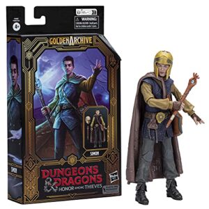 Dungeons & Dragons Honor Among Thieves Golden Archive Simon Collectible Figure 6-Inch Scale D&D Action Figures