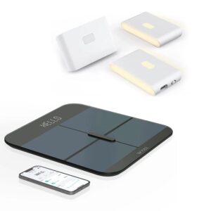 wyze smart scale x black & 3 pack wyze night lights